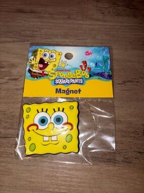 🆕💜 SpongeBob SquarePants Magnet NIP Nickelodeon  Fridge Decor